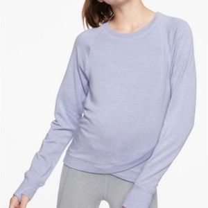 Athleta Girl purple long sleeve tee